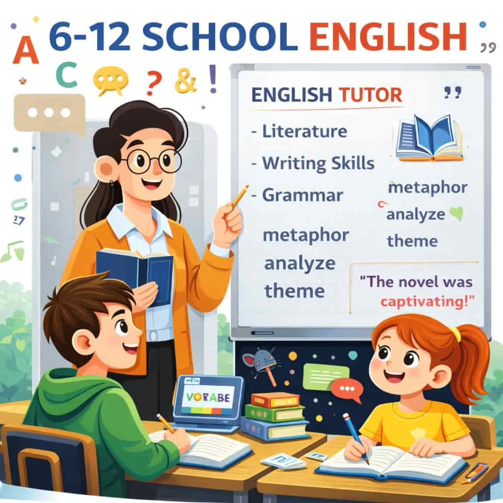 6-12 English Tutoring