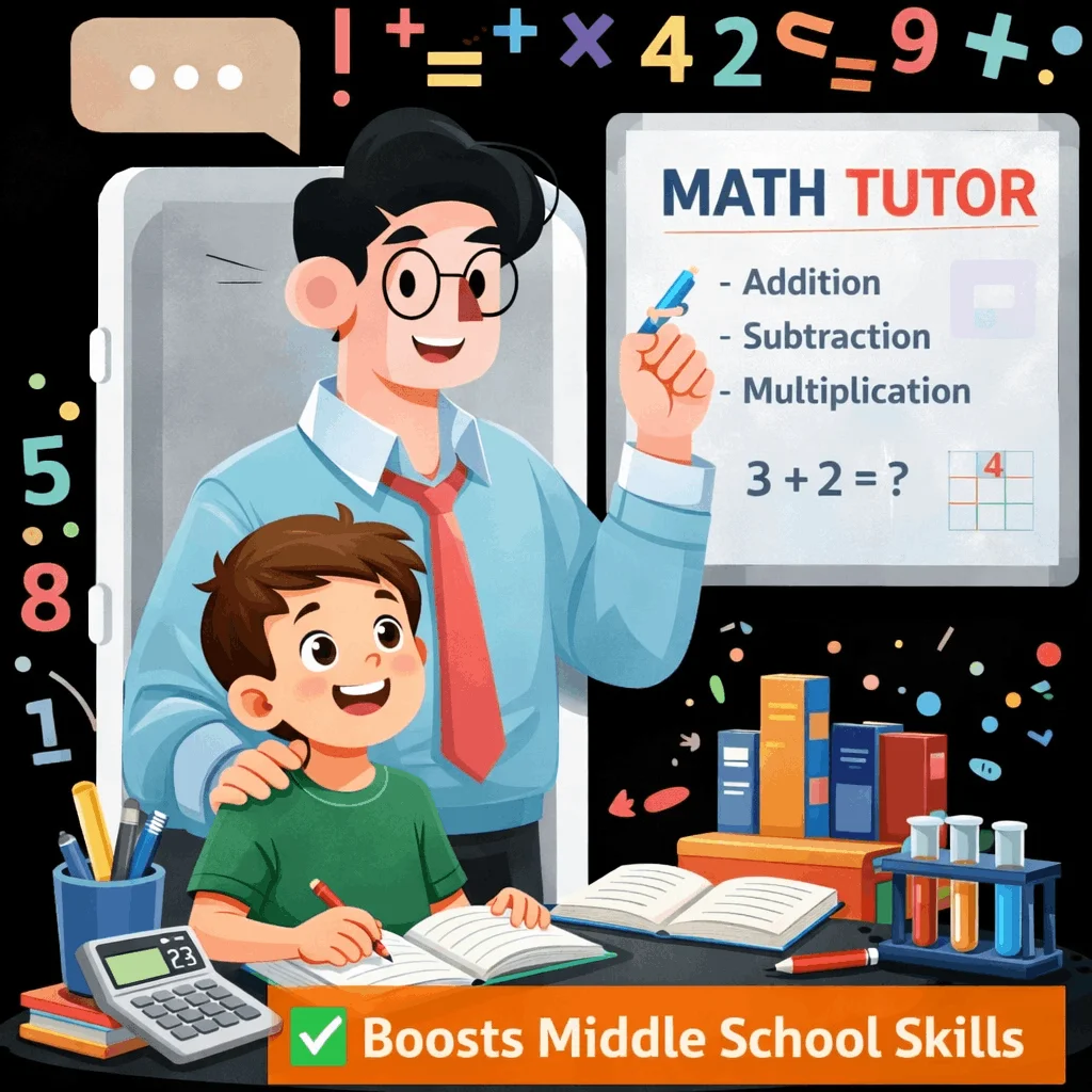 Middle school math tutoring